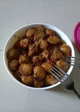 Cilok bumbu kacang