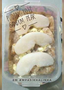 PUDING ROTI GANDUM PEAR Mpasi 8 bulan