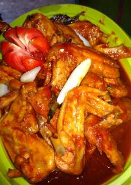 Sayap ayam pedas manis