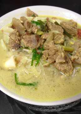 Soto daging mantap