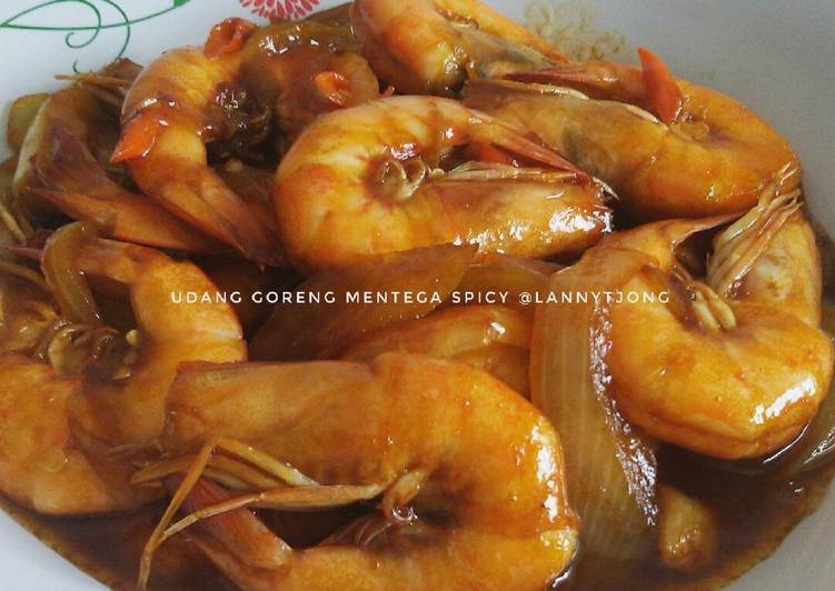 Resep Udang Goreng Mentega spicy Karya lannytjong