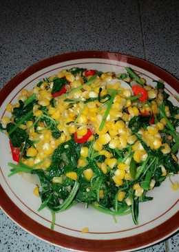 Tumis Bayam Jagung