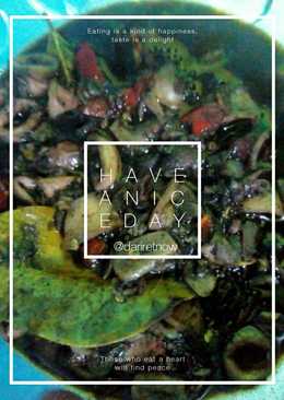 Cumi hitam saus tiram