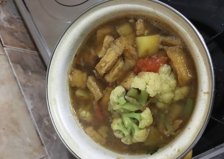 Resep Semur tahu kentang brokoli Dari belqis ratu