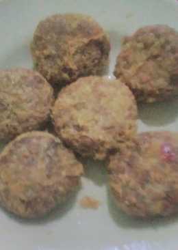 Perkedel tempe 'semangit' pedas