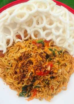 Mie ayam bawang sayur