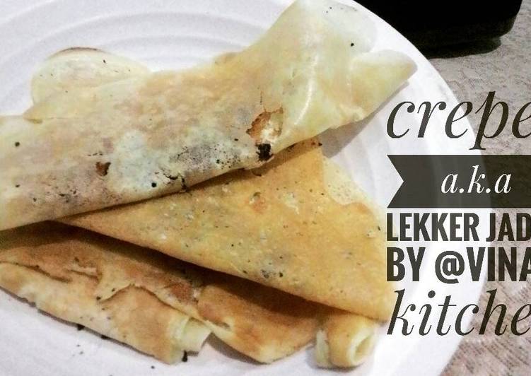 resep Crepes renyah a.k.a lekker jajanan SD th 90 an