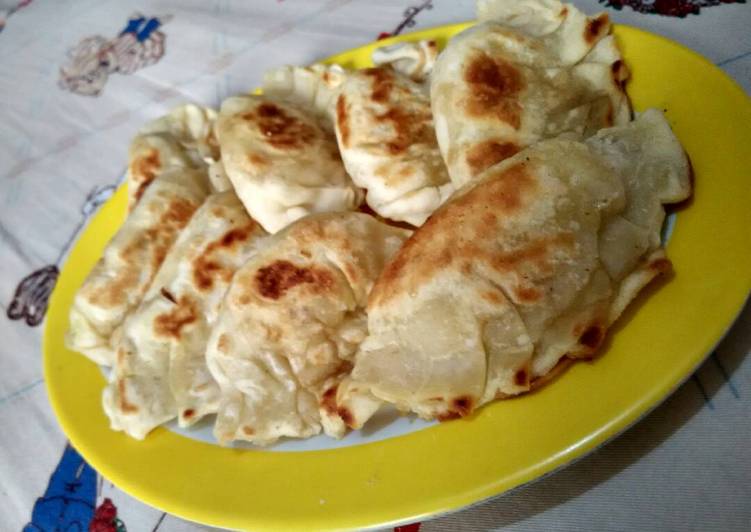 cara membuat Gyoza simple cabbage