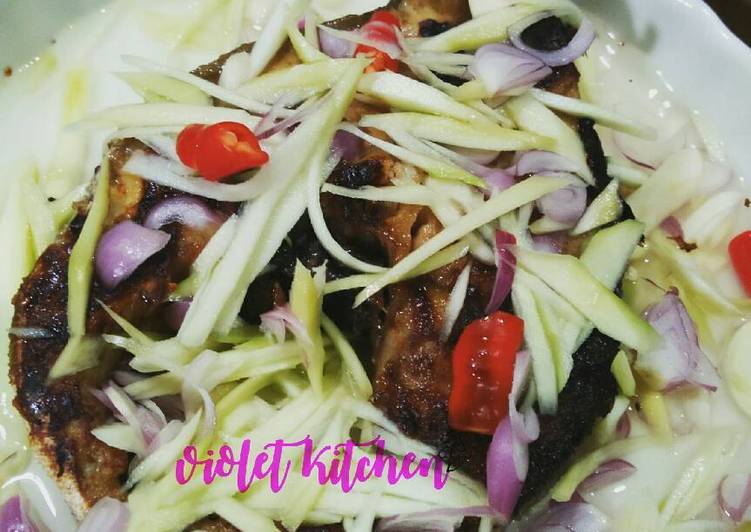 resep Marlin Bakar Cacapan Asam