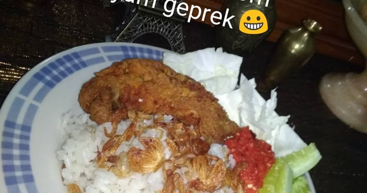 65 resep nasi ayam geprek enak dan sederhana - Cookpad