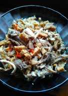 Tumis tempe dan ayam