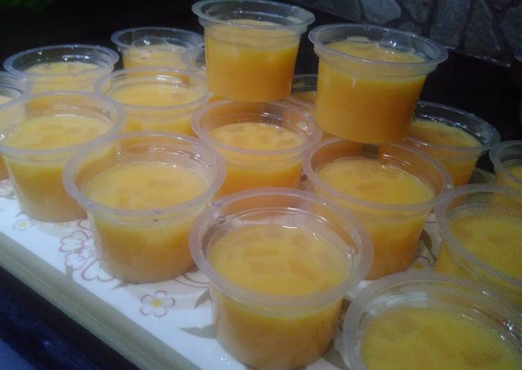 Resep Silky puding mangga - anita