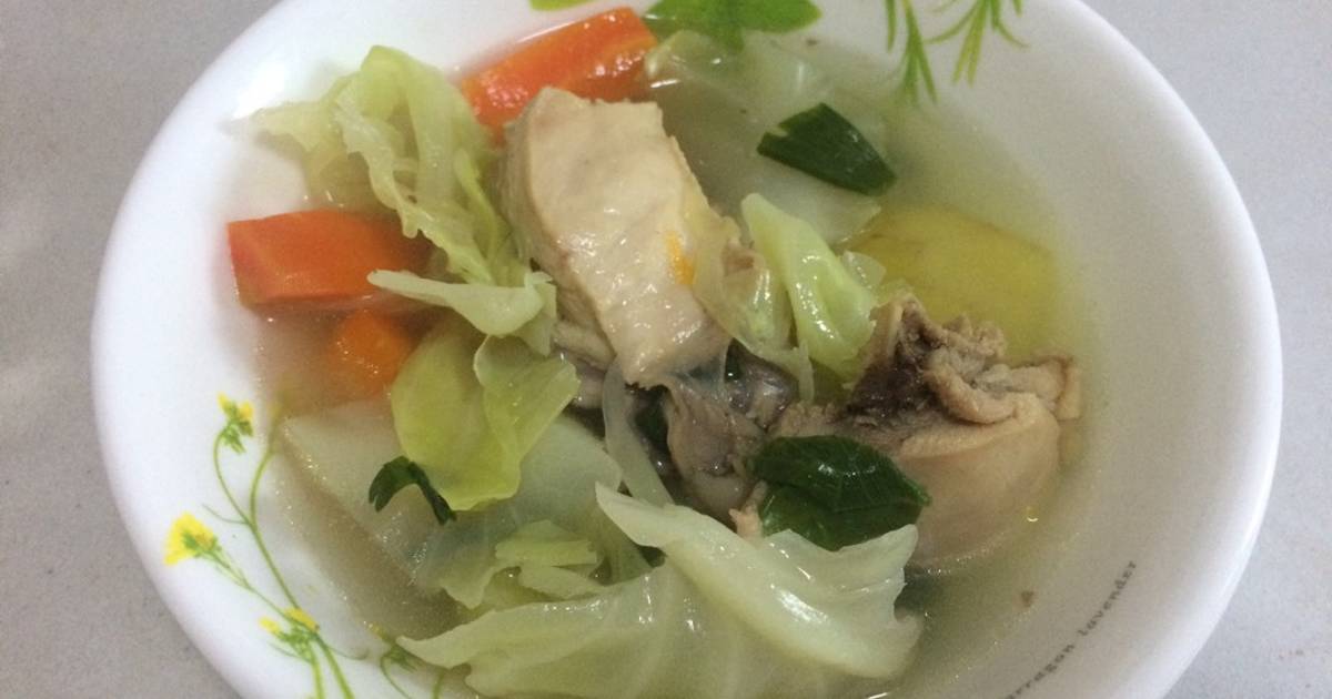 Resep Sop ayam sayuran ala stefany aminoto