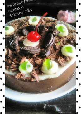 Mocca blackforest puding