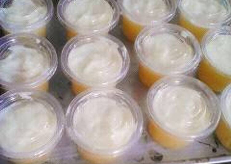 gambar untuk resep Puding mangga dengan vla vanila