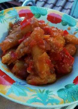 Ikan Nila Filet Crispy bumbu balado