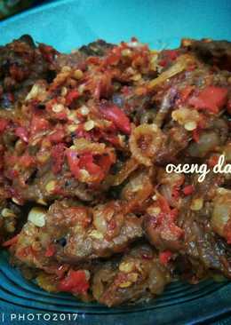 Oseng daging mercon #kitaberbagi