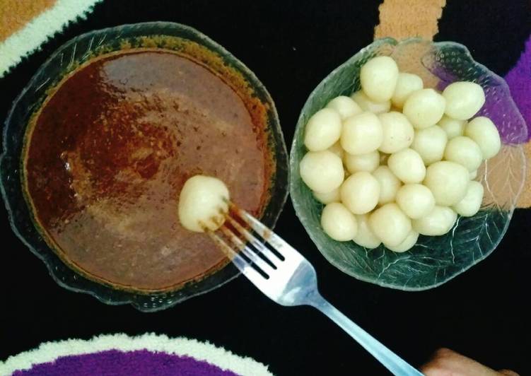 gambar untuk resep Cilok bumbu kacang rumahan