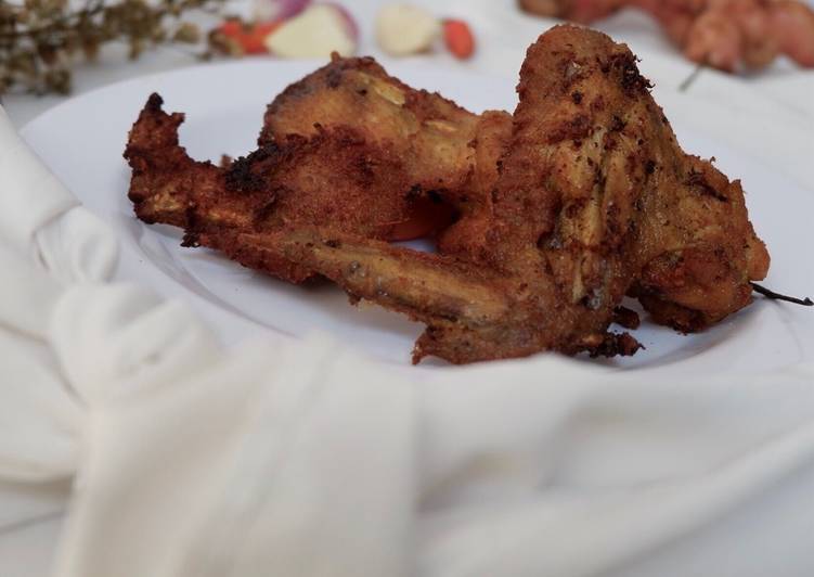 resep masakan Ayam goreng bumbu ungkep kuning