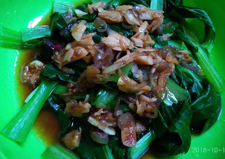 resep lengkap untuk Pokcoy bawang