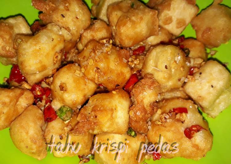 resep Tahu Krispi Pedas