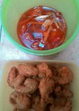 Udang Goreng Tepung Saus Asam Manis By Bunda Les