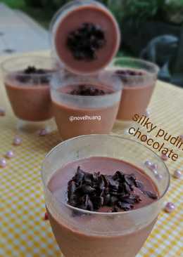 Silky puding chocolate