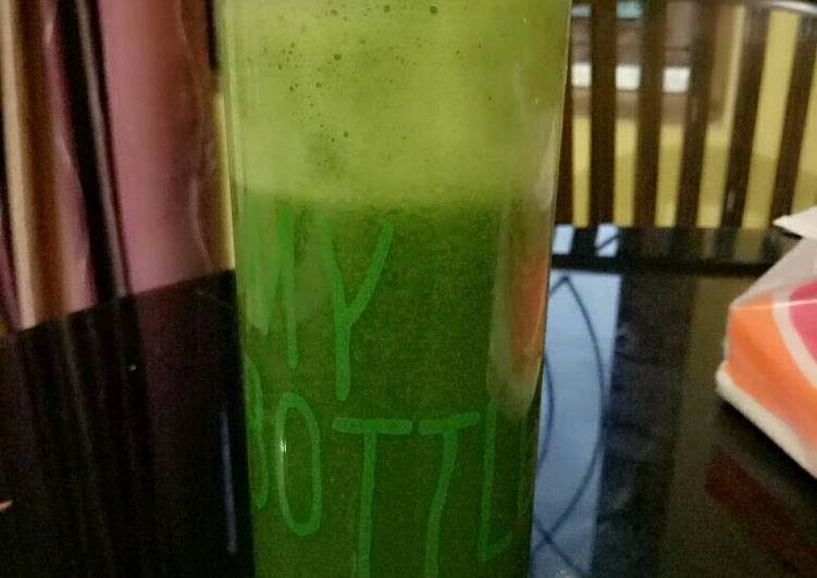 bahan dan cara membuat Green Juice