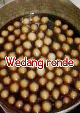 Wedang ronde kuah jahe gula merah(Tan Yuan)