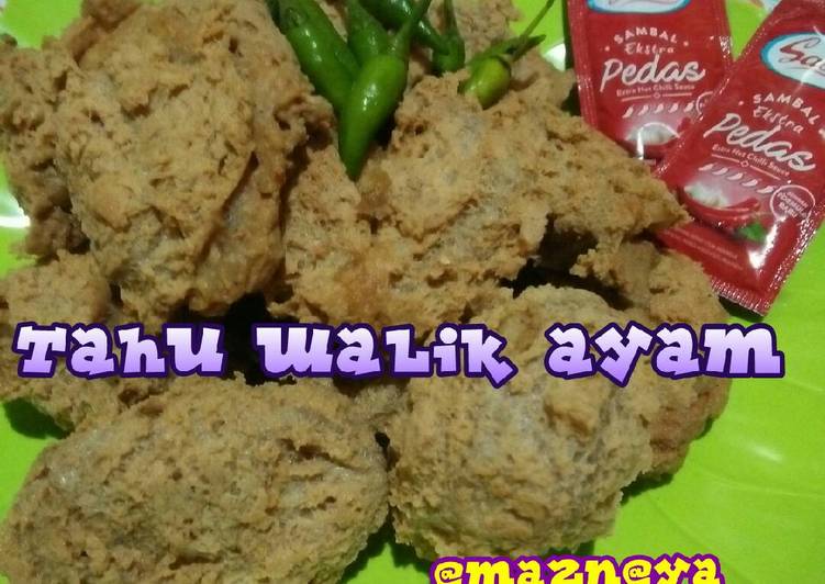 resep lengkap untuk Tahu walik ayam