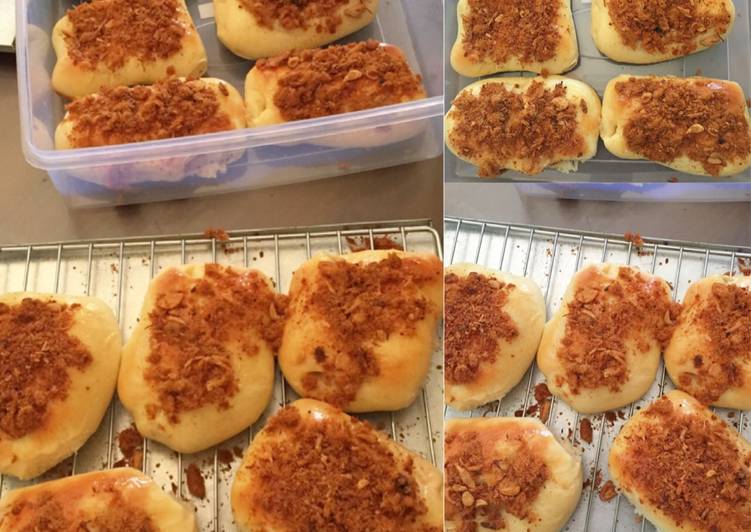 resep lengkap untuk Roti Abon Sosis Yummy