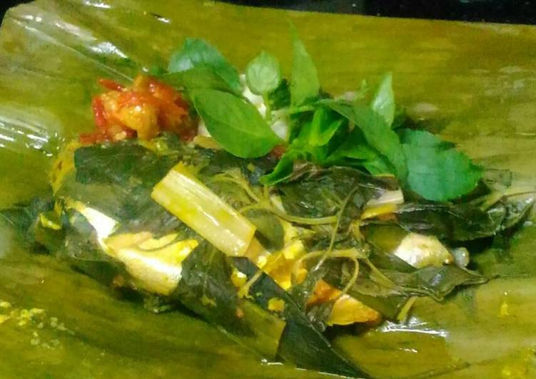 resep lengkap untuk Pepes ikan kembung