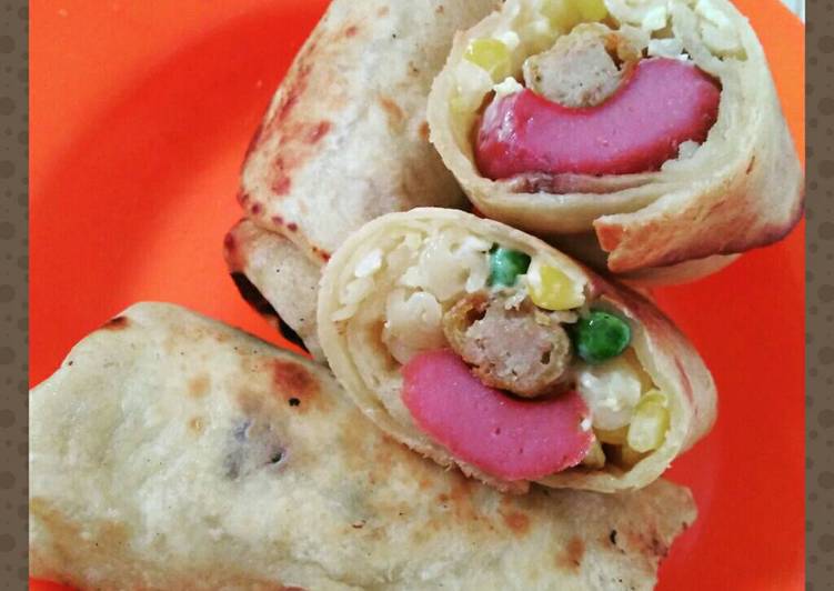 cara membuat Breakfast Wrap (kebab homemade ala dapur dhee)