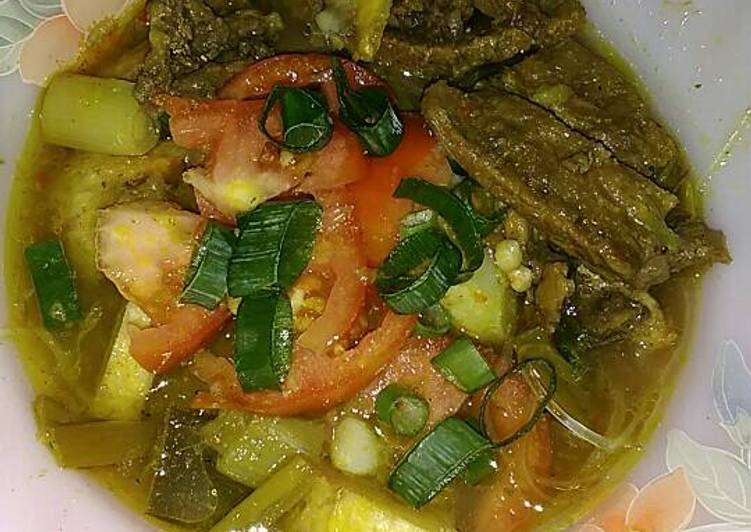 resep makanan Daging sapi kuah santan