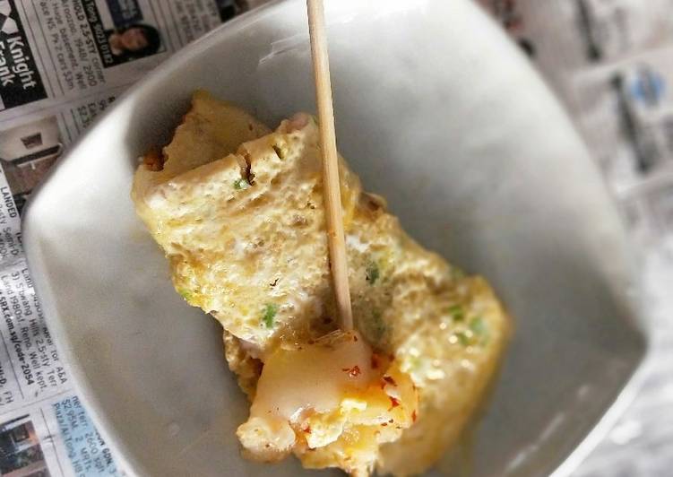 resep lengkap untuk Papeda telur daun bawang simple