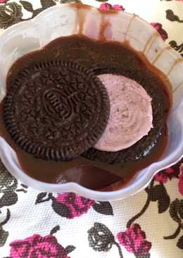 Puding ice cream oreo