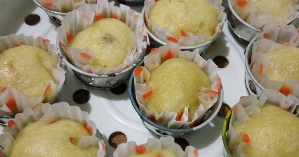 Resep Cup Cake Pisang Keju Kukus Resep Cup Cake Pisang Keju Kukus