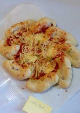 Pizza jamur mozzarella (American favorit)