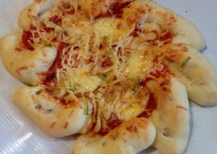 resep Pizza jamur mozzarella (American favorit)