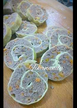 Rolade Daging dengan Saus Coklat