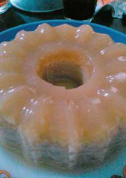 Puding santan gula jawa