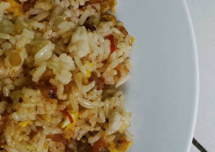 gambar untuk resep makanan Nasi goreng kering tempe ??