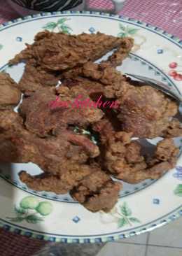 Chicken skin karaage