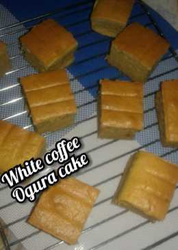 White coffee Ogura cake