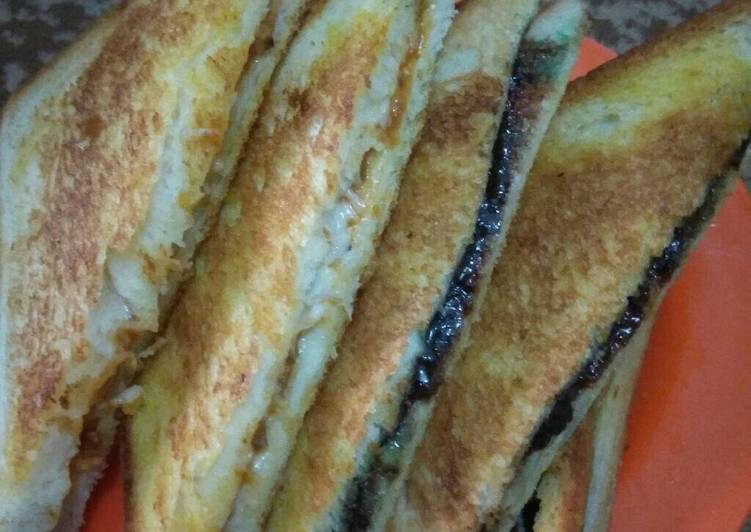 gambar untuk resep makanan Roti tawar bakar teflon