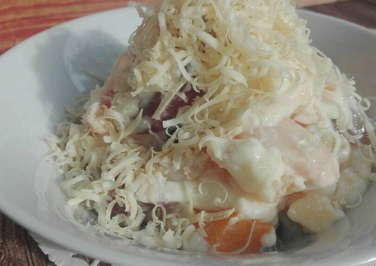 resep lengkap untuk Salad buah