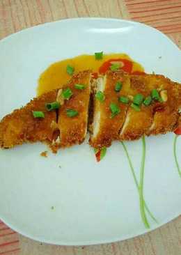 Chicken Katsu with Worcestershire Sauce