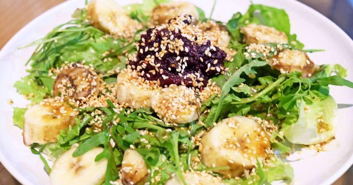  Resep  Salad  Arugula pisang dengan vinagratte Sauce oleh 