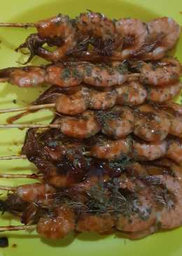 Udang bakar madu