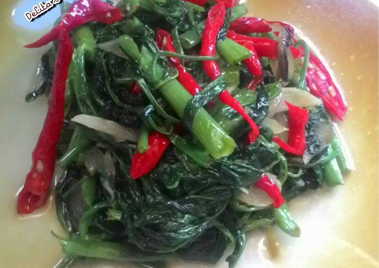 resep Tumis Kangkung Saus Tiram